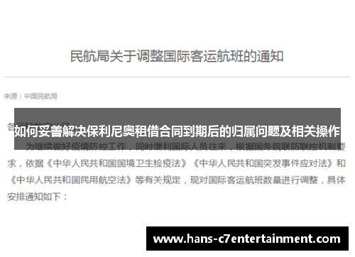 如何妥善解决保利尼奥租借合同到期后的归属问题及相关操作